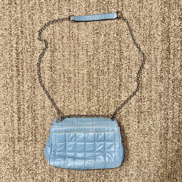 Michael Michael Kors Soho Large Leather Crossbody Bag Baby Blue Women's - Picture 11 of 12